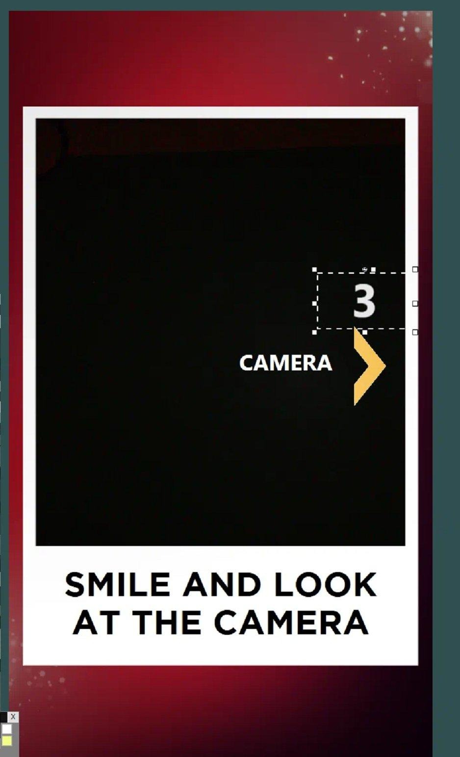 Countdown screen layout