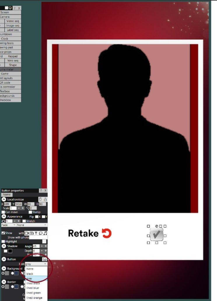 Replace button images via Choose a file