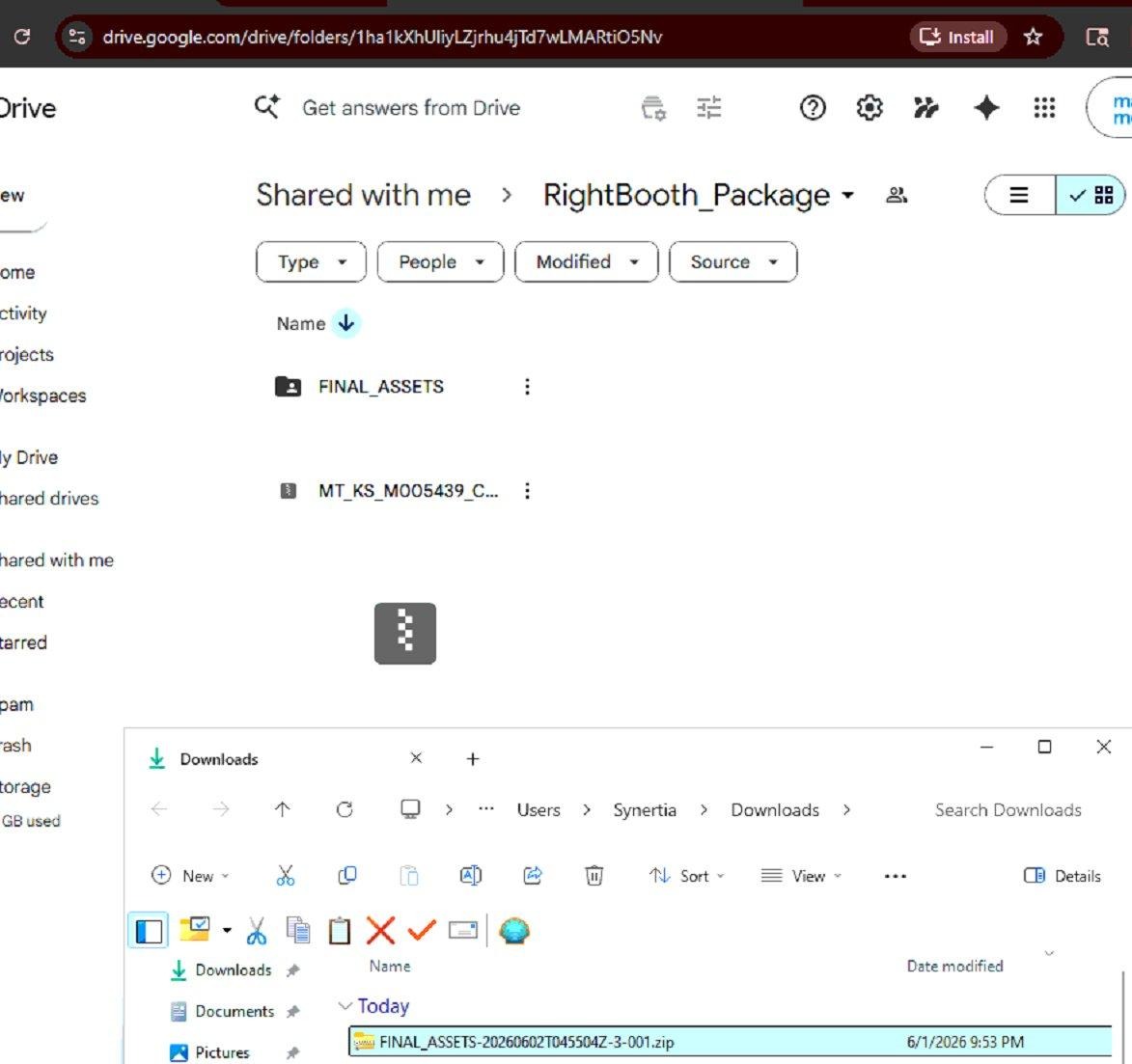 Download and extract FINAL_ASSETS