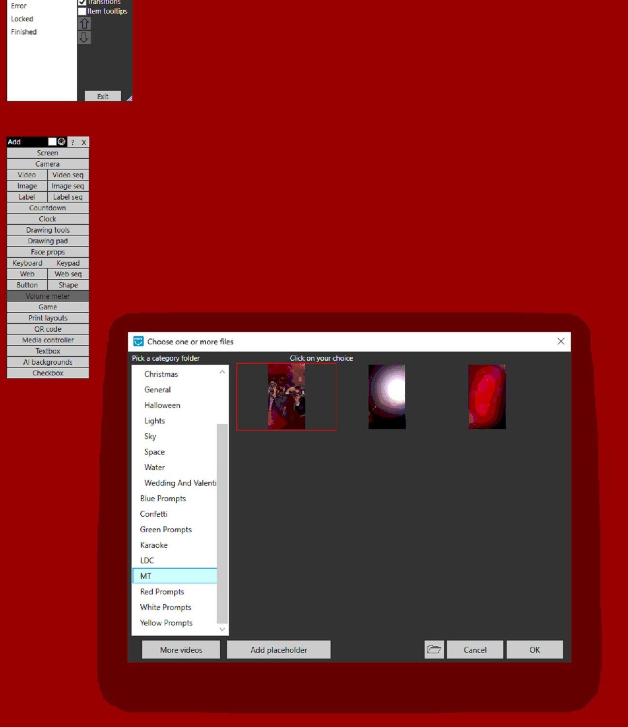 Add Start screen video from MT folder